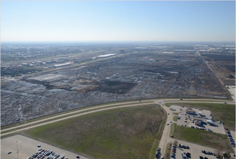 Peinado Construction breaks ground on DFW Passport Park.
