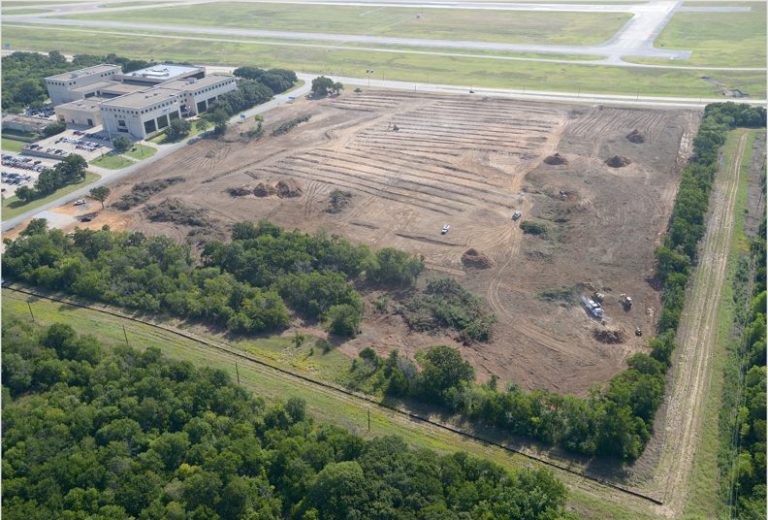Peinado Construction Breaks Ground on New Warehouse Park at DFW International Airport.