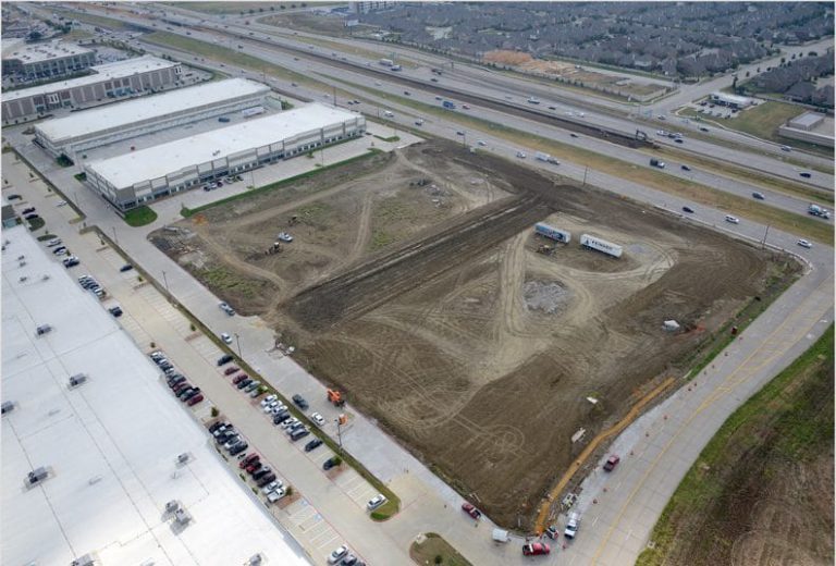Construction Starts on EastGroup Properties Creekview 121 Project in Lewisville, TX.